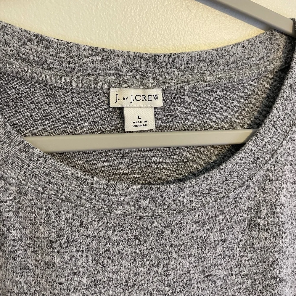 J. Crew Gray Crew Neck Sweater